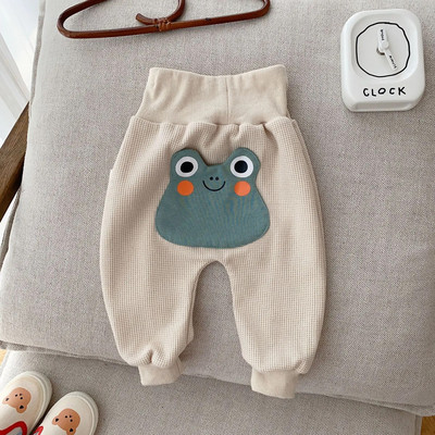 Κορεάτικο βρεφικό παντελόνι Χαριτωμένο παντελόνι κινουμένων σχεδίων Pp Άνοιξη φθινόπωρο βαμβακερό μωρό αγόρια κορίτσια Casual ψηλόμεσο φαρδύ παντελόνι 0-2Y Βρεφικά ρούχα
