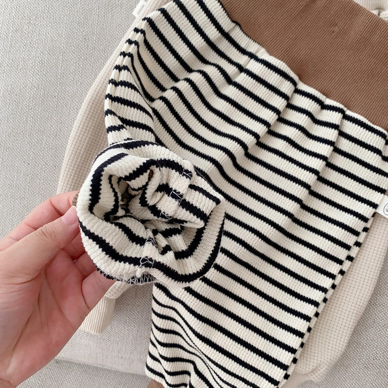 Κορεάτικο βρεφικό παντελόνι Χαριτωμένο παντελόνι κινουμένων σχεδίων Pp Άνοιξη φθινόπωρο βαμβακερό μωρό αγόρια κορίτσια Casual ψηλόμεσο φαρδύ παντελόνι 0-2Y Βρεφικά ρούχα