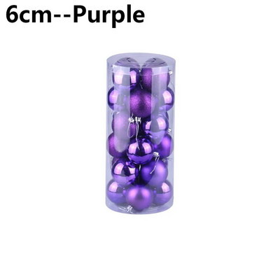 24 τμχ 3/4/6 εκ. Πλαστικά χειροτεχνήματα DIY Δώρα Διακόσμηση σπιτιού Διακόσμηση χριστουγεννιάτικου δέντρου Κρεμαστό χριστουγεννιάτικο μπιχλιμπίδι με μπάλα