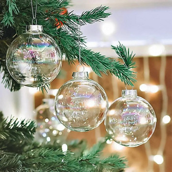 6τμχ Χριστουγεννιάτικη διακόσμηση Πολύχρωμη μπάλα Διαφανής μπάλα Φούσκα Μαγική Μπάλα Όμορφο πάρτι γενεθλίων Πολύχρωμη διακόσμηση τραπεζιού