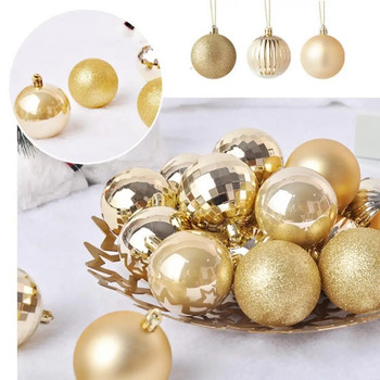 36 τμχ 3 εκ. Μπάλα Χριστουγεννιάτικου Δέντρου Κόκκινο Χρυσό Ασημί Χρώμα Πλαστικές Μπάλες για Χριστουγεννιάτικες Προμήθειες Χριστουγεννιάτικη Μπάλα Διακοσμητικά