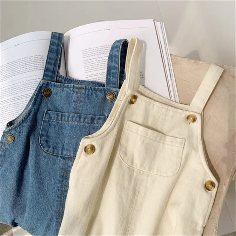 Baby Boy Solid Denim Kombinezoni Bērnu Jean Bib Bikses Zīdaiņu Kombinezons Bērnu Apģērbs Bērnu Kombinezoni Rudens Meiteņu Tērpi