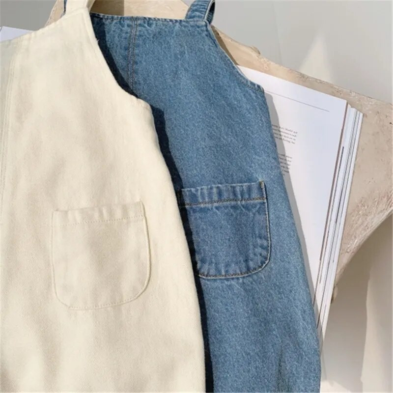 Baby Boy Solid Denim Kombinezoni Bērnu Jean Bib Bikses Zīdaiņu Kombinezons Bērnu Apģērbs Bērnu Kombinezoni Rudens Meiteņu Tērpi