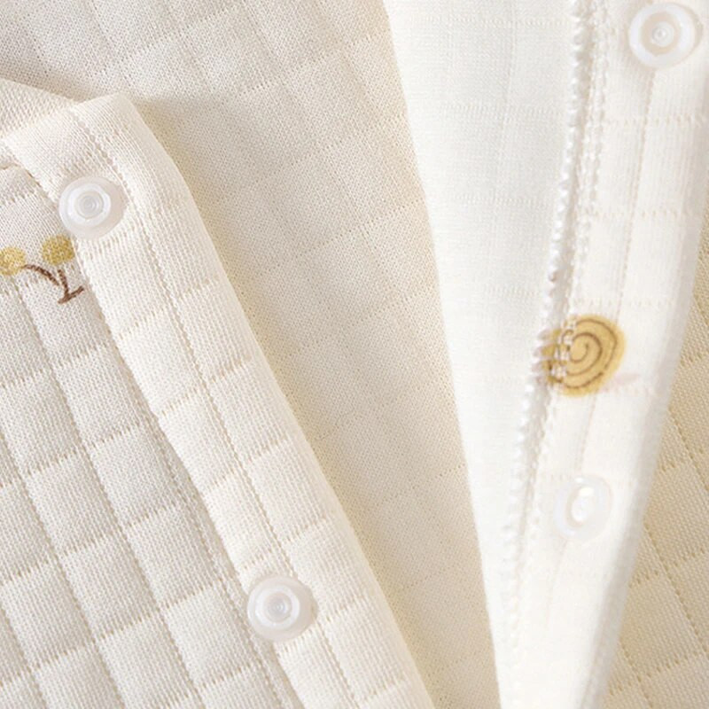 Őszi babaruhák pamut újszülött nadrágos mackó nyuszi rajzfilm nyomtatott jumpsuit kisgyermek csecsemő bébi fiú lány body 0-24M