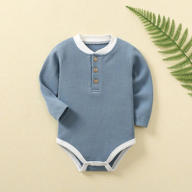 Βρεφικές φόρμες για αγόρι 3-24 μηνών για κορίτσι με μακρυμάνικο Onesies Λευκό νεογέννητο βαμβακερό ρόμπα Δωρεάν αποστολή Παιδικά ρούχα