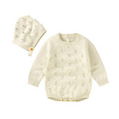 Antibakterijski pamučni kombinezon s dugim rukavima za djevojčice, dječji kombinezon za 3-24 mjeseca, mekani kombinezon za novorođenčad, udoban bodi za malu djecu