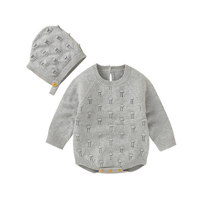 Antibakterijski pamučni kombinezon s dugim rukavima za djevojčice, dječji kombinezon za 3-24 mjeseca, mekani kombinezon za novorođenčad, udoban bodi za malu djecu