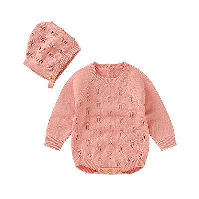 Antibakterijski pamučni kombinezon s dugim rukavima za djevojčice, dječji kombinezon za 3-24 mjeseca, mekani kombinezon za novorođenčad, udoban bodi za malu djecu