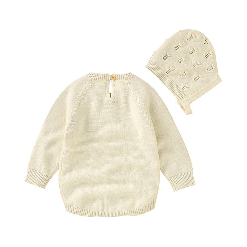 Antibakterijski pamučni kombinezon s dugim rukavima za djevojčice, dječji kombinezon za 3-24 mjeseca, mekani kombinezon za novorođenčad, udoban bodi za malu djecu