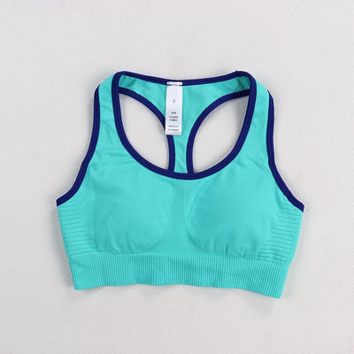 Σετ γιόγκα χωρίς ραφές Γυναικείο Γκρι Γκρι Δύο 2 τμχ Σουτιέν Crop Top Κοκκάκι Αθλητικά Ενδύματα γυμναστικής Γυμναστική Αθλητικά Σετ