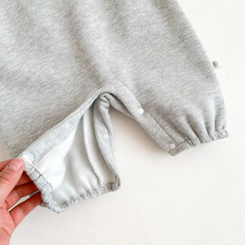 Korejski kombinezon s duginim vezom Dječji kombinezoni Zimski kombinezon za novorođenčad Flis kombinezon za malu djecu Jesenska odjeća za djevojčice