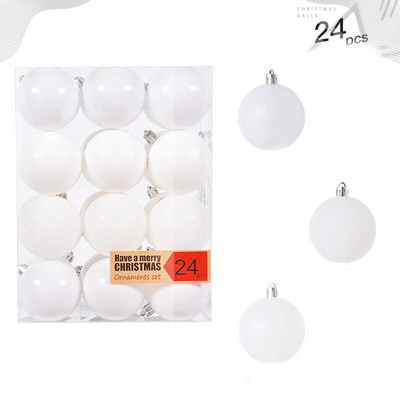 Božićna kuglica od 24 komada Božićni ukrasi Božićno drvce Privjesci Ukrasi za dom Navidad Nova godina 2023. Dekorativni pribor Dodaci