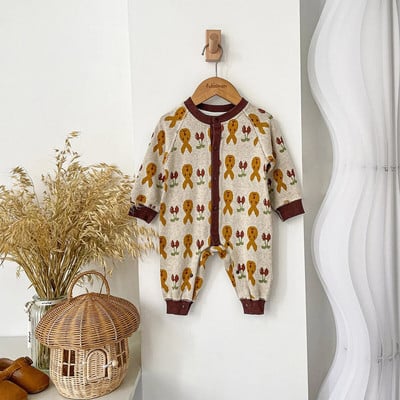 Φθινοπωρινά χειμωνιάτικα ρούχα για νεογέννητο μωρό πλεκτό φόρμα χαριτωμένο κινούμενα σχέδια βρέφη αγόρια κορίτσια Αρκούδα κουνέλι, βαμβακερό πλεκτό, μακρυμάνικο ρόμπα