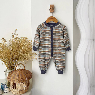 Φθινοπωρινά χειμωνιάτικα ρούχα για νεογέννητο μωρό πλεκτό φόρμα χαριτωμένο κινούμενα σχέδια βρέφη αγόρια κορίτσια Αρκούδα κουνέλι, βαμβακερό πλεκτό, μακρυμάνικο ρόμπα