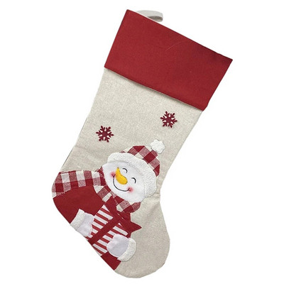 Slatke božićne čarape Djed Mraz Elk Snjegović Vrećica za slatkiše Šuma, čizme za lutke starca, kućni Božić, kamin, dodatak za zabavu