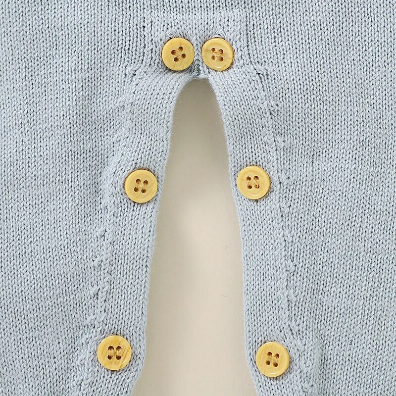 Casual Wear Bear μακρυμάνικο πλεκτό βαμβακερό άνοιξη & φθινόπωρο Βρεφικά αγόρια και κορίτσια Rompers νεογέννητο κορμάκι για βρέφη για 0-18 εκ.