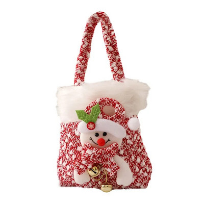 Χριστουγεννιάτικα στολίδια Κινούμενα σχέδια Άγιος Βασίλης Χιονάνθρωπος Άλκη Τσάντα δώρου Καλά Χριστουγεννιάτικη διακόσμηση Παιδική τσάντα δώρου Τσάντα καραμέλα Χριστουγεννιάτικη τσάντα