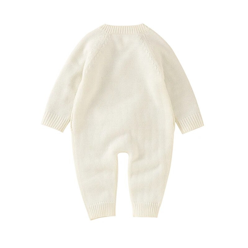 Χαριτωμένο κουνέλι με μακρυμάνικο πλεκτό ακρυλικό κοριτσάκι για 3-24 εκατομμύρια μαλακό νεογέννητο φορμάκι φόρμα παιχνιδιών για άνοιξη και φθινόπωρο