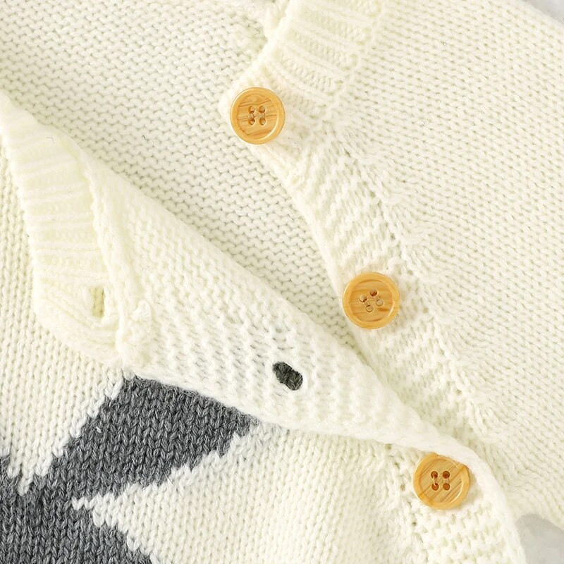 Χαριτωμένο κουνέλι με μακρυμάνικο πλεκτό ακρυλικό κοριτσάκι για 3-24 εκατομμύρια μαλακό νεογέννητο φορμάκι φόρμα παιχνιδιών για άνοιξη και φθινόπωρο