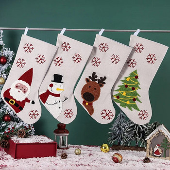 Χριστουγεννιάτικες κάλτσες τσάντα δώρου Χριστουγεννιάτικες διακοσμήσεις Χριστουγεννιάτικες κάλτσες σετ Χριστουγεννιάτικο κρεμαστό τσάντα δώρου Χριστουγεννιάτικο δώρο