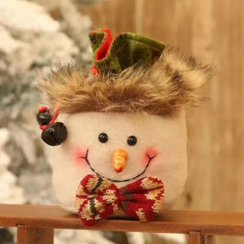 Коледна украса Торбички за бонбони Торбички за подаръци Стар снежен човек Елк Торбички за ябълки Украса за коледна елха