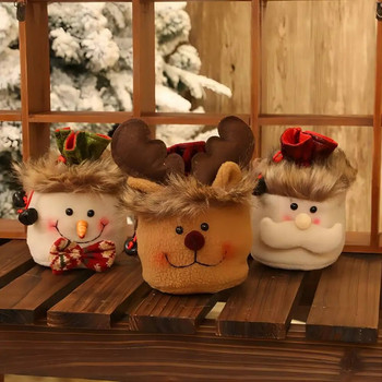 Χριστουγεννιάτικα στολίδια Τσάντες καραμέλα Τσάντες δώρου Παλιά τσάντες μήλου χιονάνθρωπος Elk Διακοσμήσεις για χριστουγεννιάτικο δέντρο