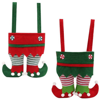 2бр. Elf Candy Bag Коледни подаръци Коледни украси Elf Bags Candy Bags Коледни подаръци Подаръчни торбички