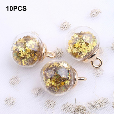10 komada prozirne božićne kuglice sa šljokicama u boji, božićne kuglice, kristalne kuglice, božićno drvce, privjesak, božićni dekor, kućni dekor, dekoracija za zabavu