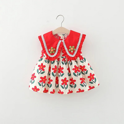 Šarene večernje haljine princeze za rođendanske zabave s točkastim mašnama i čvorovima Dječja odjeća od 0 do 3 godine