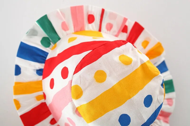 Šarene večernje haljine princeze za rođendanske zabave s točkastim mašnama i čvorovima Dječja odjeća od 0 do 3 godine