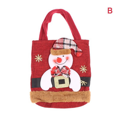 1kom Božićni dan Djed Mraz Snjegović Jelen Dječja poklon vrećica Vrećica slatkiša Božićna ručna torbica Sretan Božić Dekor Ručni paket