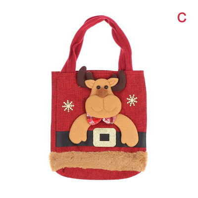 1kom Božićni dan Djed Mraz Snjegović Jelen Dječja poklon vrećica Vrećica slatkiša Božićna ručna torbica Sretan Božić Dekor Ručni paket