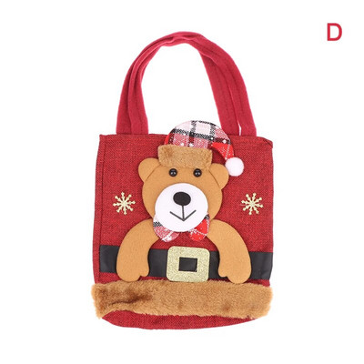 1kom Božićni dan Djed Mraz Snjegović Jelen Dječja poklon vrećica Vrećica slatkiša Božićna ručna torbica Sretan Božić Dekor Ručni paket