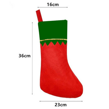 Висяща чанта за коледни чорапи Коледни подаръци Пном Пен Коледни чорапи Бяла уста Зелена уста Коледни декоративни чорапи