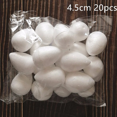 1,5/2/3/4/5 cm pjenaste kuglice od polistirena od stiropora DIY božićne kuglice od pjene u obliku kapljice ruže za dekoraciju vjenčanja