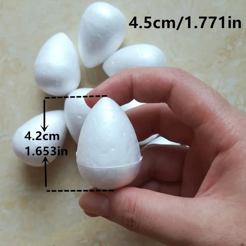 1,5/2/3/4/5 cm pjenaste kuglice od polistirena od stiropora DIY božićne kuglice od pjene u obliku kapljice ruže za dekoraciju vjenčanja