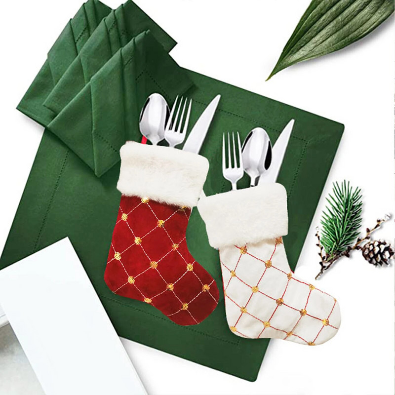 Jõulukaunistused Kotid Kaminakaunistus Sokid Suured Jõulukingitus Kaunistused Lumememm Hirvetasku Tikitud Palussukad