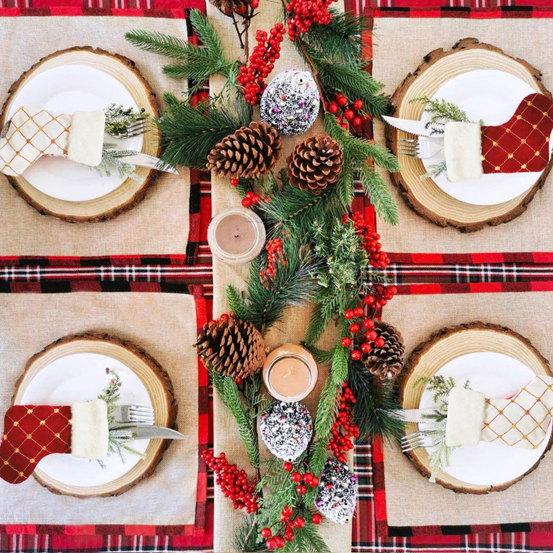 Jõulukaunistused Kotid Kaminakaunistus Sokid Suured Jõulukingitus Kaunistused Lumememm Hirvetasku Tikitud Palussukad