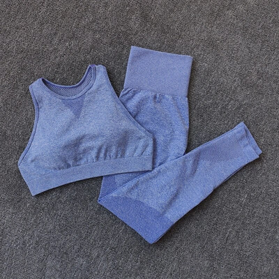 Bešavni set za jogu Sportske tajice za vježbanje + sportski grudnjak Odjeća za fitness Set za jogu za žensku sportsku odjeću Sportska odijela