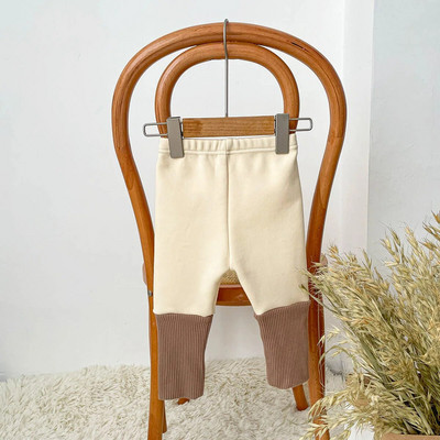 Φθινόπωρο Χειμώνας μωρό αγόρια κορίτσια συνονθύλευμα κολάν βρεφικά βαμβακερά ραβδώσεις ζεστό μακρύ παντελόνι νήπιο κορίτσι φλις κολάν casual παντελόνι