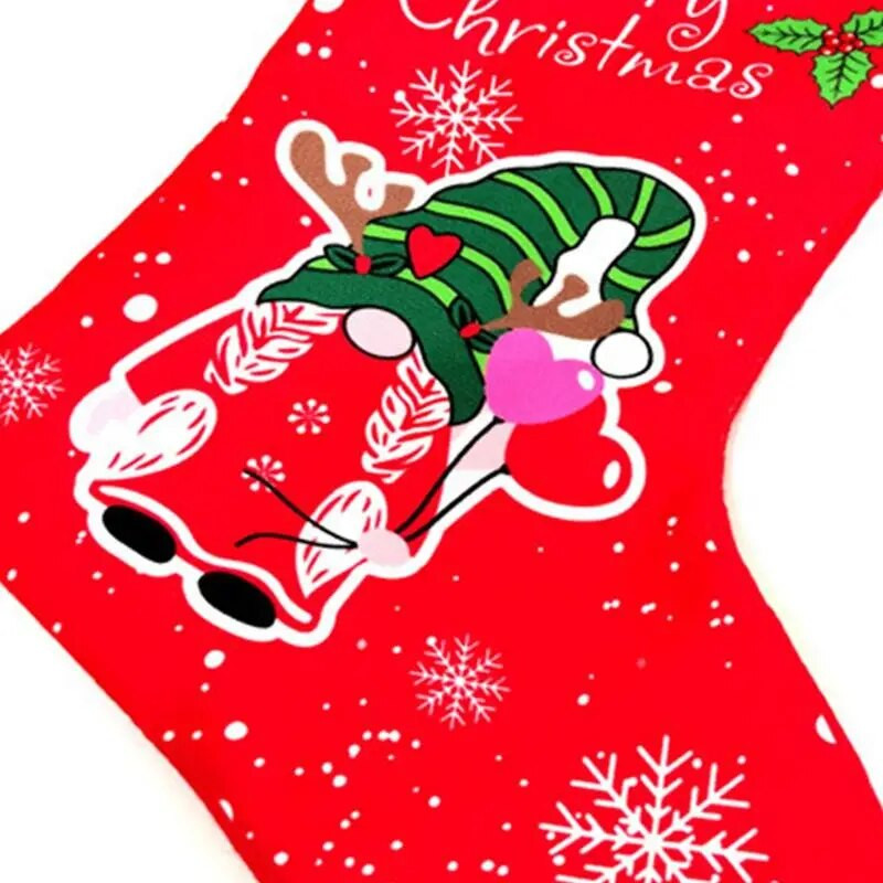 Ziemassvētku zeķes Dāvanu maisiņš Konfektes Ziemassvētku vecīša dāvanu zeķes Kamīns Pakarināmas Zeķes Ziemassvētku vecītis zviedru rūķītis Ziemassvētku zeķes bērniem