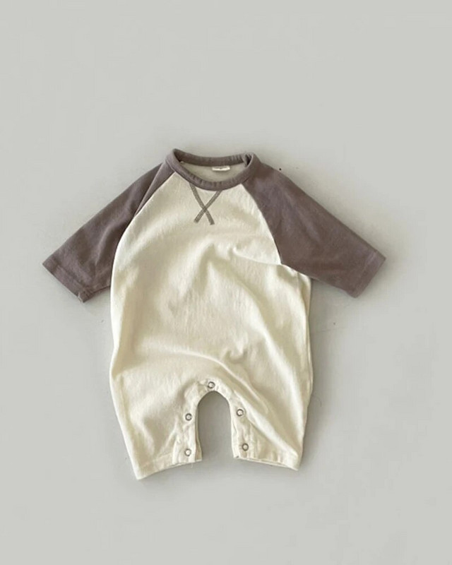 2023 Proljetne dječje štrample za novorođenčad Dječaci Djevojčice Patchwork Mekani kombinezon dugih rukava Pamuk Ležerna kućna odjeća Jednodijelni