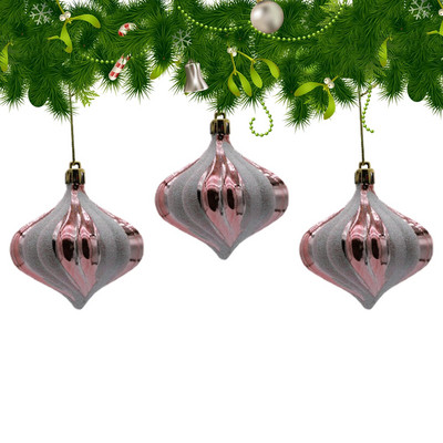 Χριστουγεννιάτικα στολίδια χριστουγεννιάτικου δέντρου Διακοσμήσεις μπάλας χριστουγεννιάτικου δέντρου Σχέδιο κρεμμυδιού μπάλας Χριστουγεννιάτικη μπάλα κρεμαστό στολίδια για