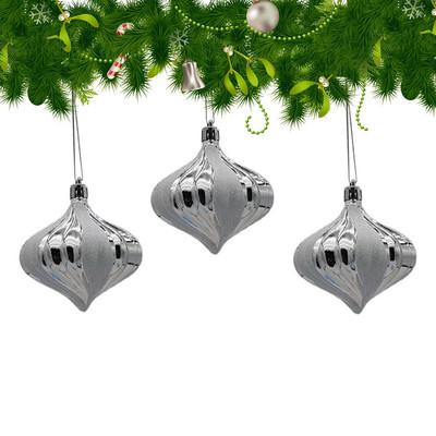 Χριστουγεννιάτικα στολίδια χριστουγεννιάτικου δέντρου Διακοσμήσεις μπάλας χριστουγεννιάτικου δέντρου Σχέδιο κρεμμυδιού μπάλας Χριστουγεννιάτικη μπάλα κρεμαστό στολίδια για