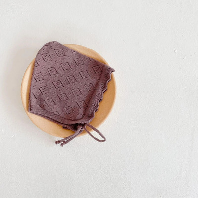 2023 Ανοιξιάτικο φθινόπωρο βρεφικό κορμάκι μακρυμάνικο τετράγωνο κούφιο πλεκτό φόρμα για νεογέννητα βρεφικά κοριτσίστικα ρούχα νήπιο One Piece