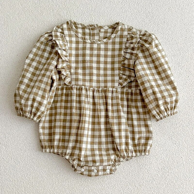 Νέα βρεφική φόρμα για βρέφη, μωρά, κοριτσάκια, αγόρια, μακρυμάνικη φόρμα με πλέγμα, άνοιξη, φθινόπωρο, νεογέννητα, μωρά, κοριτσάκια, αγόρια, ρούχα