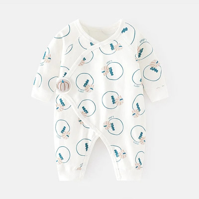 Bērnu apģērbi no 0 līdz 12 mēnešiem 100% kokvilnas apģērbi jaundzimušajiem Vienkrāsaini bodiji un viendaļīgi rudens un ziemas kombinezoni