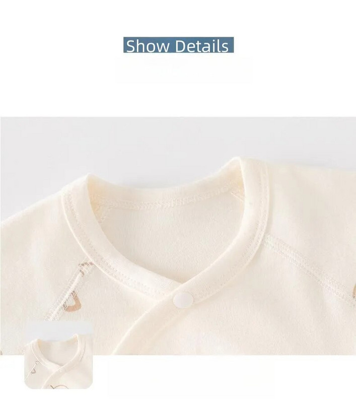 Bērnu apģērbi no 0 līdz 12 mēnešiem 100% kokvilnas apģērbi jaundzimušajiem Vienkrāsaini bodiji un viendaļīgi rudens un ziemas kombinezoni