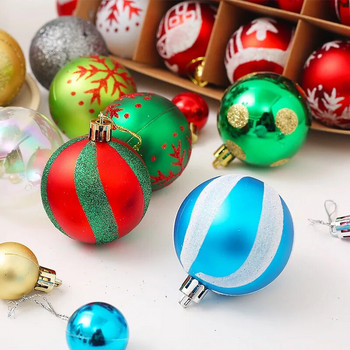 42-44 ΤΕΜ/Σετ Κρεμάστρες Χριστουγεννιάτικης Μπάλας σε Κουτιά 6cm Σετ Κουτί δώρου Ζωγραφισμένο σε ειδικό σχήμα Χριστουγεννιάτικο Δέντρο Διακόσμηση Μενταγιόν για πάρτι σπιτιού