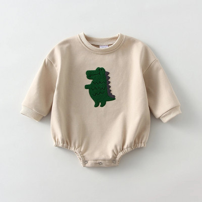 Βρεφική φόρμα για νεογέννητο αγόρι, ανοιξιάτικα, φθινοπωρινά, βρεφικά ρούχα για κορίτσι, μαλακή βαμβακερή φόρμα για μωρά Ολόσωμη βρεφική φόρμα 0-24 μηνών